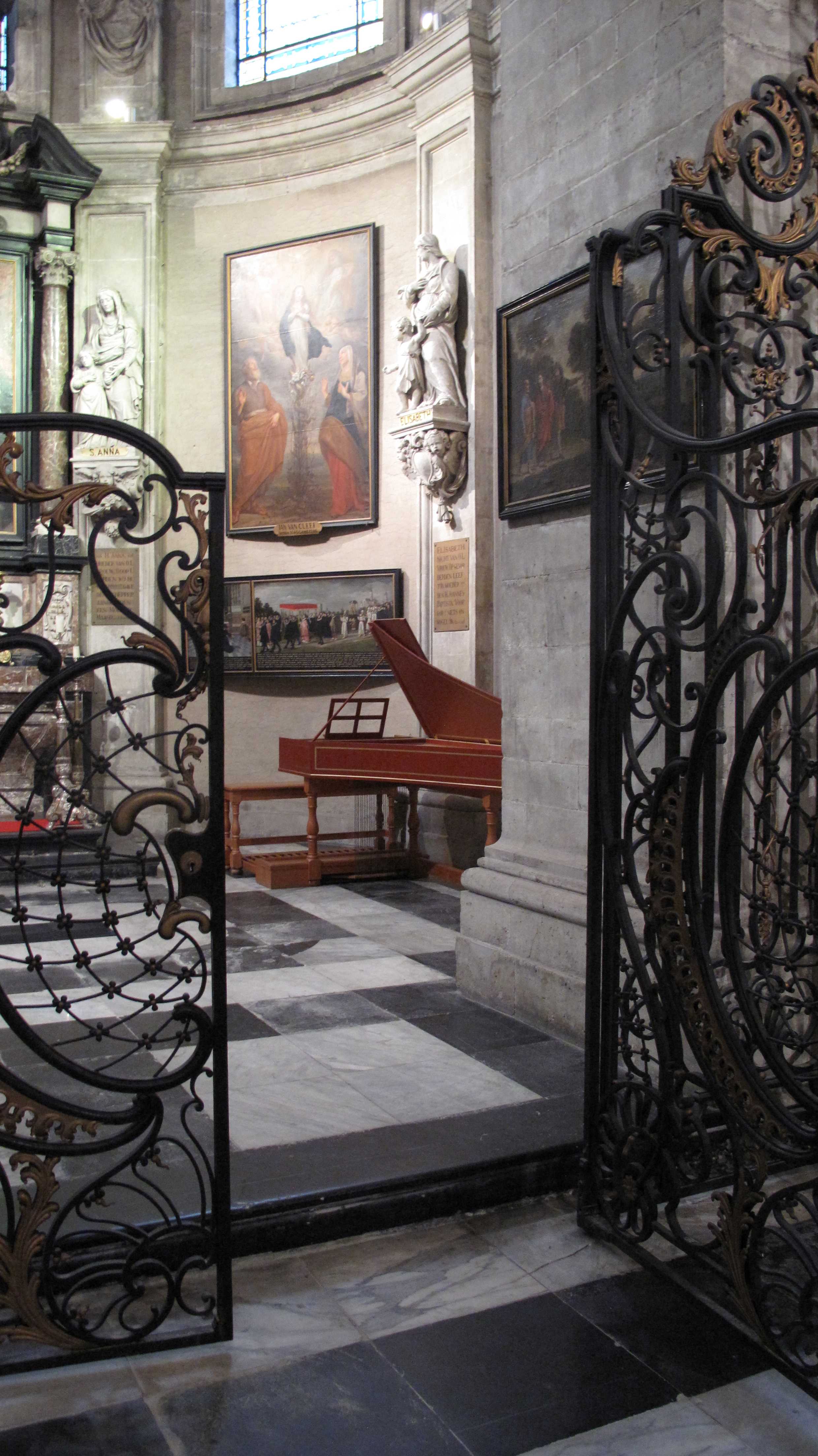 Pedaalklavecimbel OLV-Sint-Pieterskerk Gent IV